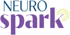 blue, purple, and yellow NeuroSpark Health logo