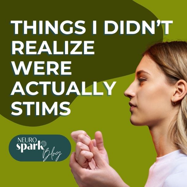 Subtle stims like fidgeting and sensory self-regulation in everyday life