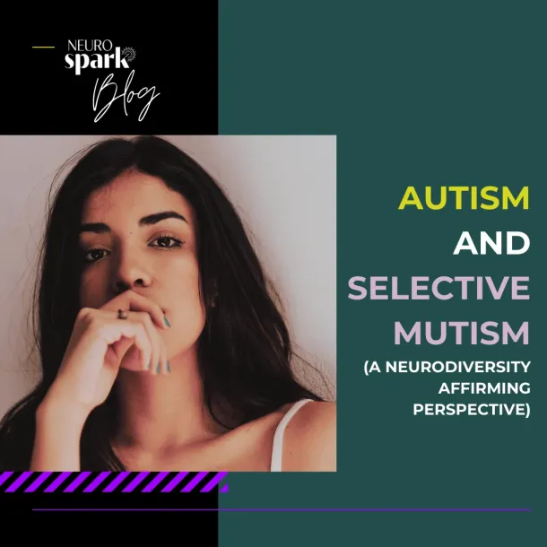 Woman representing autism and selective mutism in adults